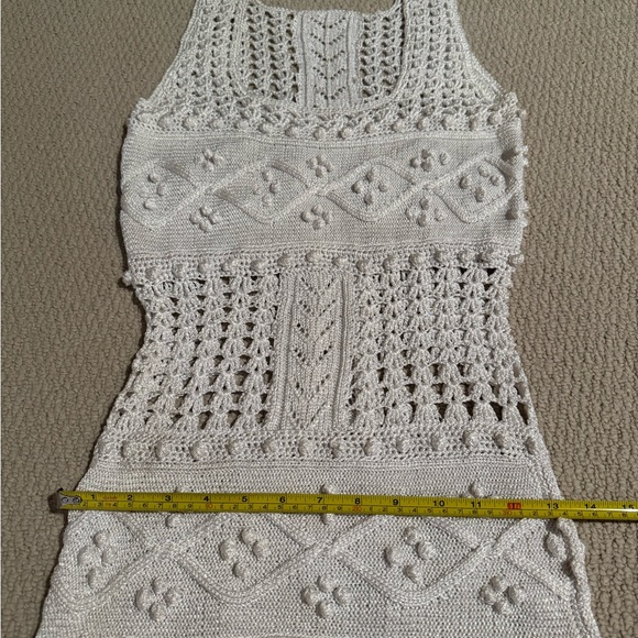 Handmade silk crochet dress - Picture 8 of 12
